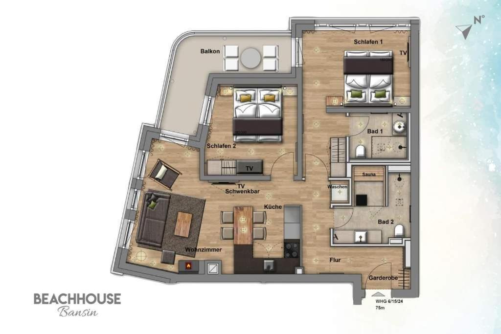 Beachhouse Bansin App 06 Heringsdorf Zewnętrze zdjęcie